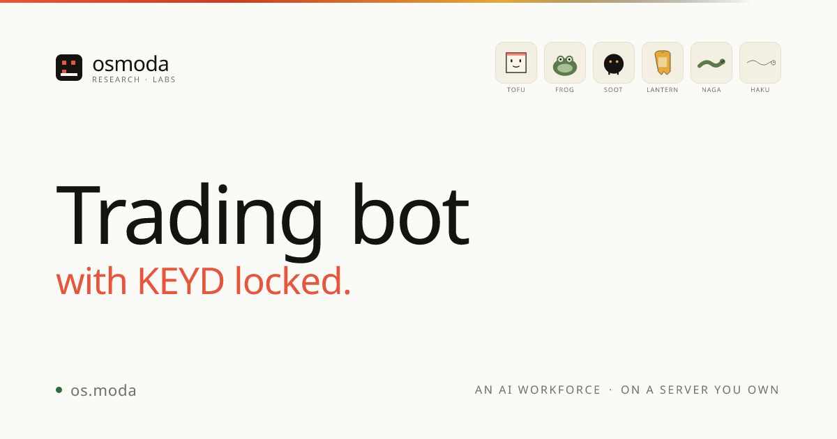 Crypto Trading Bot Template | osModa
